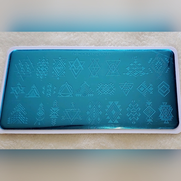 NEW Geometric Pattern Stamping Plate Big Bang Beauty XL-055 - Picture 6 of 11